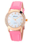 Bilateral Diamond Ladies Belt Casual Watch Geneva Women's Watch With Diamond British Watch