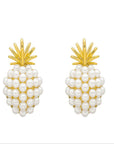 Pineapple Starfish Pearl Earrings