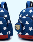 A small bear nursery school bag double shoulder bag