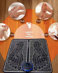 Portable Electric Muscle Stimulation Foot Massage Mat instructions