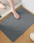 Diatom Mud Absorbent Pad Bathroom Mats Non-slip