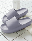 Light Purple Hot Summer Cute Super Soft Slippers For Women Men