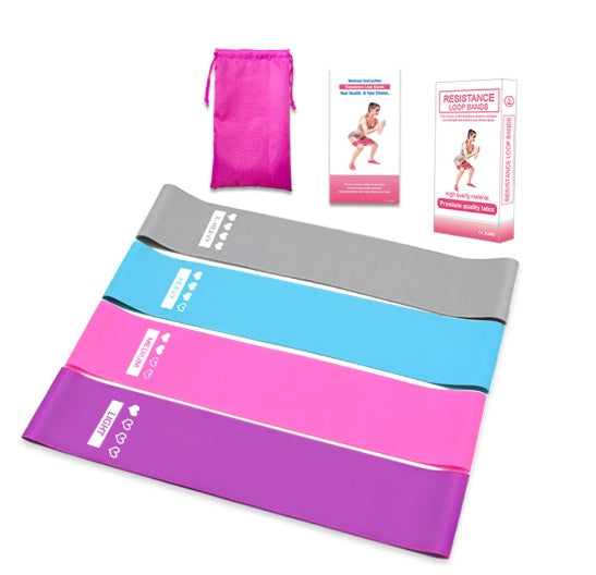 Four types Fitness Sealing Elastic Resistance Bands