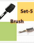 Hairbrush Anti Klit Brushy Haarborstel Women Detangler Hair Brush Bristle Nylon Scalp Massage  Teaser Hair Brush Comb