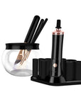 Electric Makeup Brush Cleaner Machine - Black model