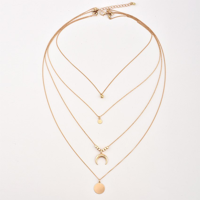 Multi-layer Moon Necklace for Women