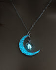 Glowing Silver Plated Necklace for Women