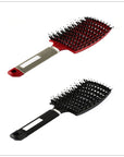 Hairbrush Anti Klit Brushy Haarborstel Women Detangler Hair Brush Bristle Nylon Scalp Massage  Teaser Hair Brush Comb