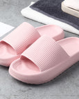 Light Pink Hot Summer Cute Super Soft Slippers For Women Men