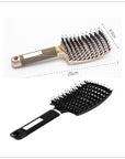 Hairbrush Anti Klit Brushy Haarborstel Women Detangler Hair Brush Bristle Nylon Scalp Massage  Teaser Hair Brush Comb