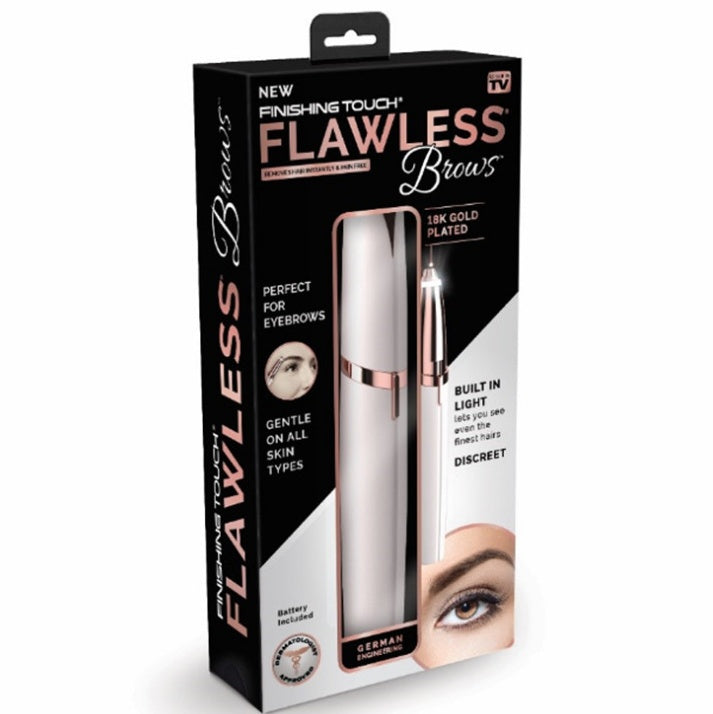 Flawlessly Brows Electric Eyebrow Remover with cover