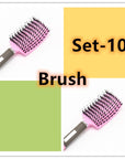 Hairbrush Anti Klit Brushy Haarborstel Women Detangler Hair Brush Bristle Nylon Scalp Massage  Teaser Hair Brush Comb