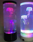 LED Jellyfish Aquarium Lamp Night Light USB Powered