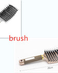 Hairbrush Anti Klit Brushy Haarborstel Women Detangler Hair Brush Bristle Nylon Scalp Massage  Teaser Hair Brush Comb