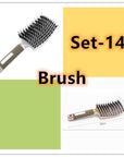 Hairbrush Anti Klit Brushy Haarborstel Women Detangler Hair Brush Bristle Nylon Scalp Massage  Teaser Hair Brush Comb