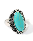 Vintage Oval Turquoise Rings For Men And Women