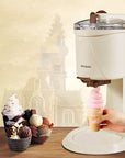 Automatic small ice cream machine