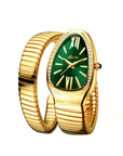 Women's Stainless Steel Diamond Serpentine Watch