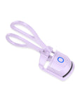 Electric Temperature Control Mini Eyelash Curler - Purple colored 