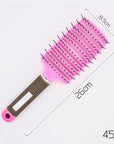 Hairbrush Anti Klit Brushy Haarborstel Women Detangler Hair Brush Bristle Nylon Scalp Massage  Teaser Hair Brush Comb