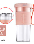 Mini USB Rechargeable Portable Blender Electric Fruit Juicer Kitchen Smoothie Maker Lightweight Sports Bottle Multifunction Blender