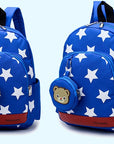 A small bear nursery school bag double shoulder bag