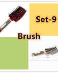 Hairbrush Anti Klit Brushy Haarborstel Women Detangler Hair Brush Bristle Nylon Scalp Massage  Teaser Hair Brush Comb