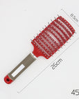 Hairbrush Anti Klit Brushy Haarborstel Women Detangler Hair Brush Bristle Nylon Scalp Massage  Teaser Hair Brush Comb