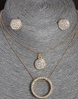 Jewellery set gold women