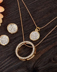 Jewellery set gold women