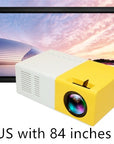 Portable Projector 3D Hd Led Home Theater Cinema HDMI-compatible Usb Audio Projector Yg300 Mini Projector