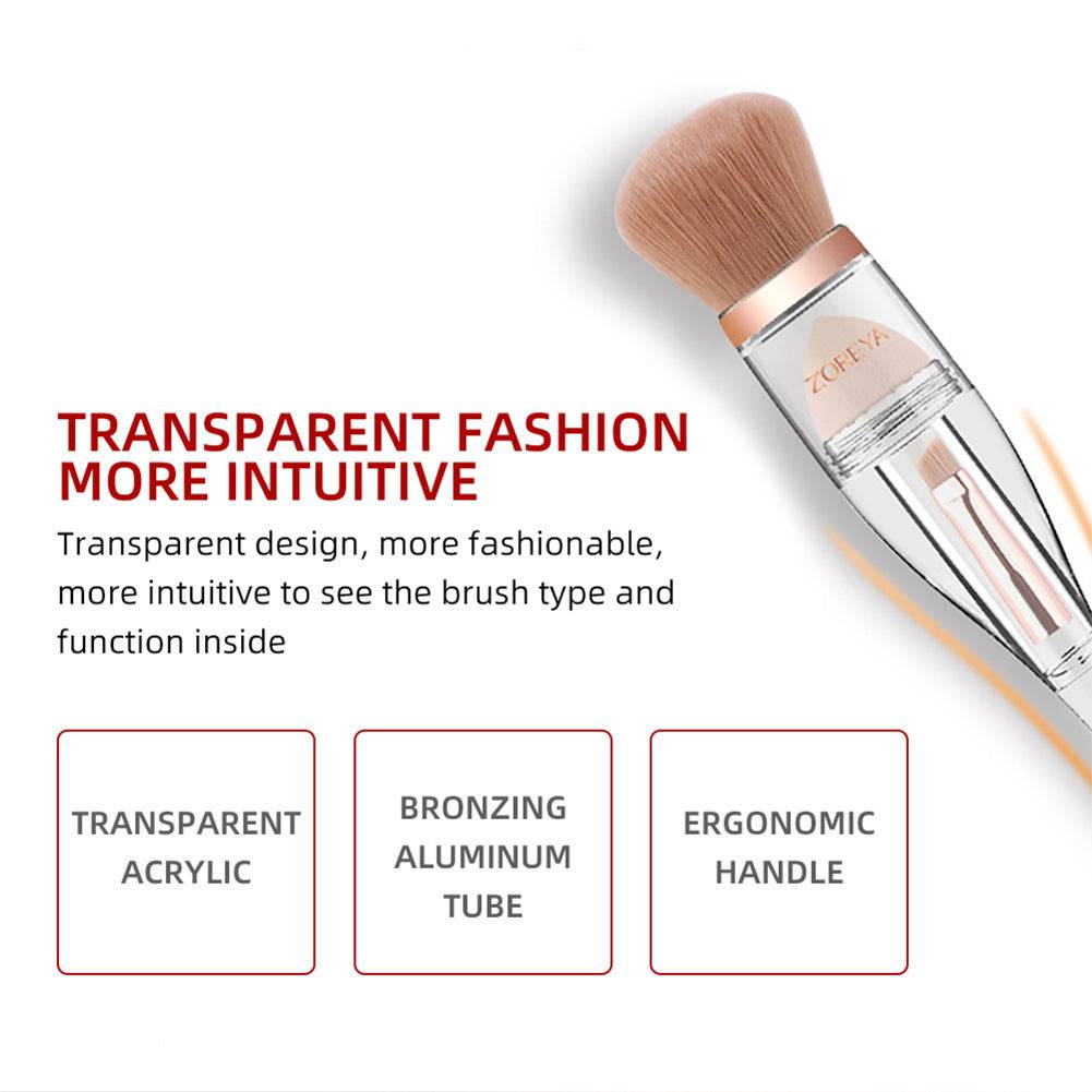 3 in 1 Synthetic Makeup Brush for Beauty Product Details of Brush