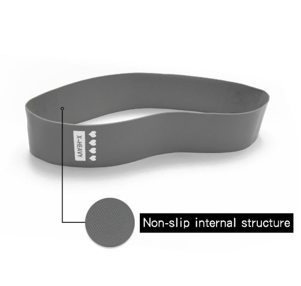 Gray Fitness Sealing Elastic Resistance Bands