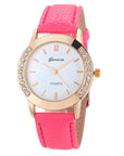 Bilateral Diamond Ladies Belt Casual Watch Geneva Women's Watch With Diamond British Watch