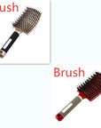 Hairbrush Anti Klit Brushy Haarborstel Women Detangler Hair Brush Bristle Nylon Scalp Massage  Teaser Hair Brush Comb