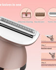 Multifunctional Shaver Women's 6-in-1 Electric Face Washing Hair Removal Device