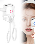 Electric Temperature Control Mini Eyelash Curler with girls image