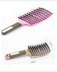 Hairbrush Anti Klit Brushy Haarborstel Women Detangler Hair Brush Bristle Nylon Scalp Massage  Teaser Hair Brush Comb