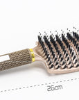 Hairbrush Anti Klit Brushy Haarborstel Women Detangler Hair Brush Bristle Nylon Scalp Massage  Teaser Hair Brush Comb