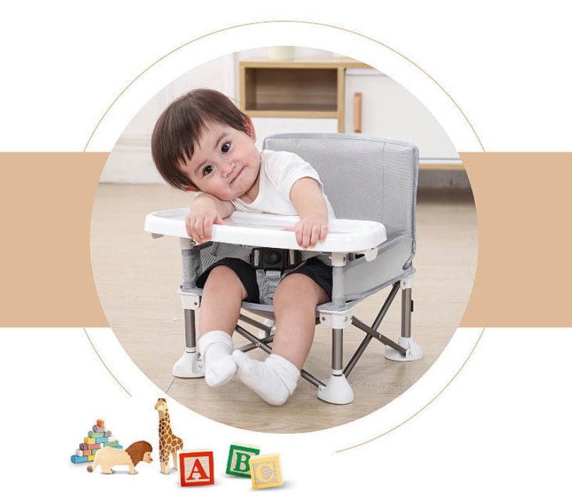 Children&#39;s Dining Chair Baby Table Foldable Portable