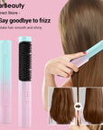 Straightening Comb Rechargeable Hair Wireless Straightener Curler Curling Straighten Dual-purpose Travel Portable USB Charging