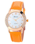 Bilateral Diamond Ladies Belt Casual Watch Geneva Women's Watch With Diamond British Watch