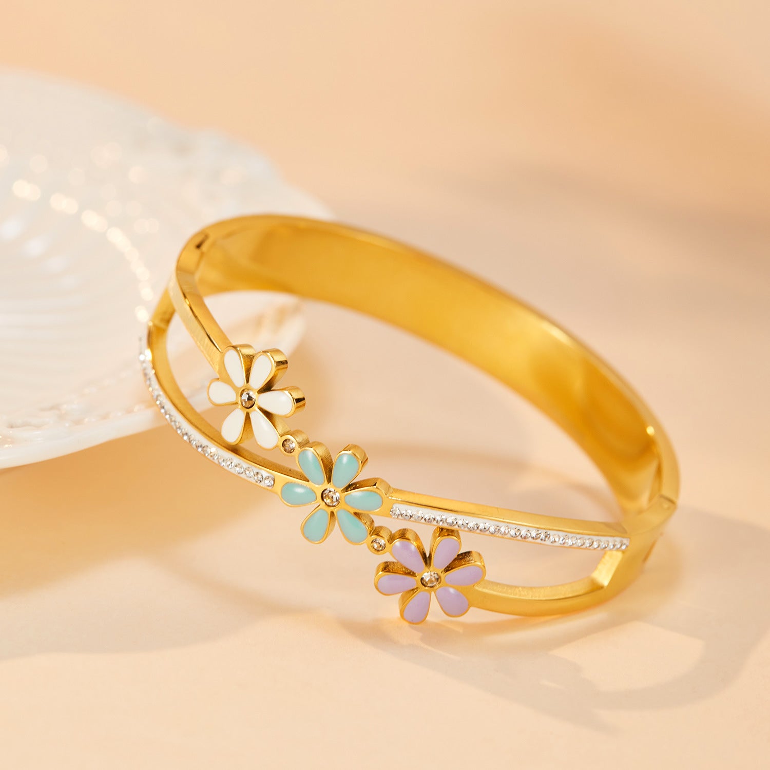 Little Daisy Gold Bracelet for Women