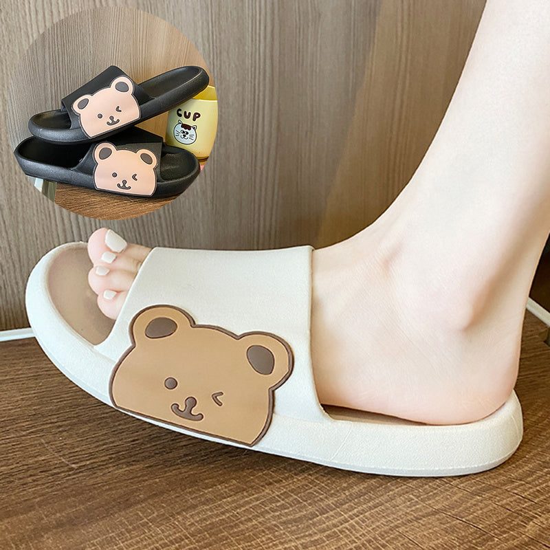 Cute Bear Slippers Summer Beach Shoes