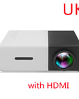 Portable Projector 3D Hd Led Home Theater Cinema HDMI-compatible Usb Audio Projector Yg300 Mini Projector