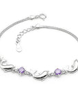 925 Sterling Silver Dolphin Bracelet