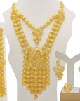 24K Gold Plated Banquet Necklace Suit