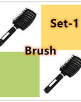 Hairbrush Anti Klit Brushy Haarborstel Women Detangler Hair Brush Bristle Nylon Scalp Massage  Teaser Hair Brush Comb