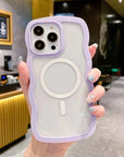 Magnetic Suction Suitable Big Wave Material Phone Case