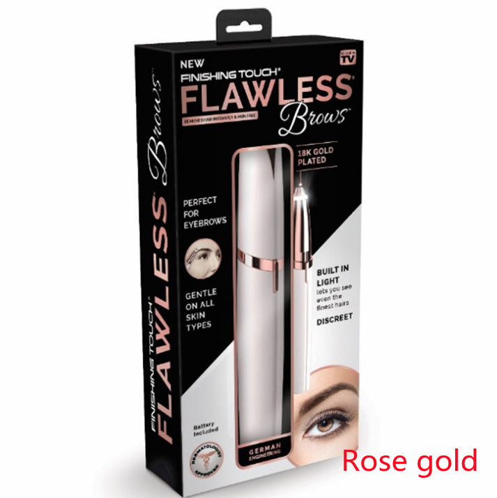 Flawlessly Brows Electric Eyebrow Remover with box